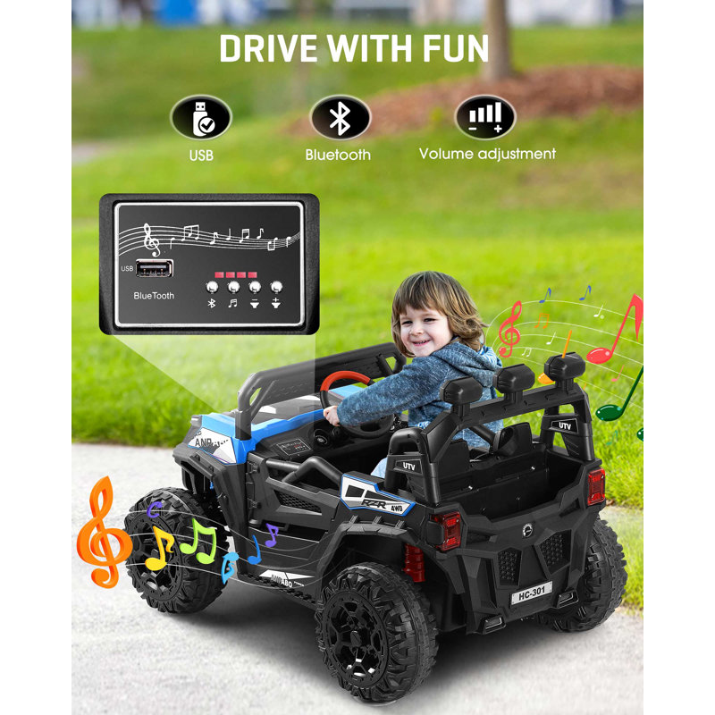 Cars for toddlers to drive with remote on sale